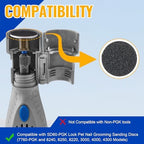 Feekoon quick change pet nail sanding discs close up view