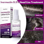 Euphea Ivermectin lice treatment packaging back label details