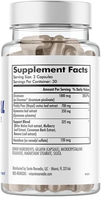 Santo Remedio Super Nopal authentic USA imported wellness supplement packaging