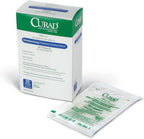 Curad sterile oil emulsion non adherent gauze dressing fifty count front box view