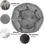 Asvin Small Dog Bed for Small Dogs, Cat Beds for Indoor Cats, Pet Bed for Puppy and Kitty, Extra Soft & Machine Washable with Anti-Slip & Water-Resistant Oxford Bottom, Grey, 20 inches - Image 5