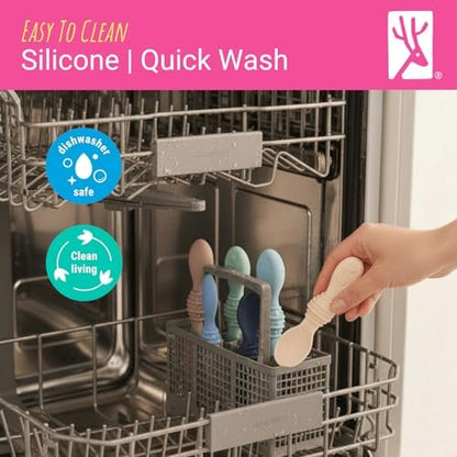 Full product bundle showing all color variations and the hygienic storage accessory together
