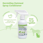 DermAllay spray conditioner back label with ingredients