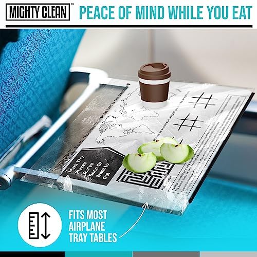 Waterproof polypropylene tray protector catching a liquid spill on a flight table surface.
