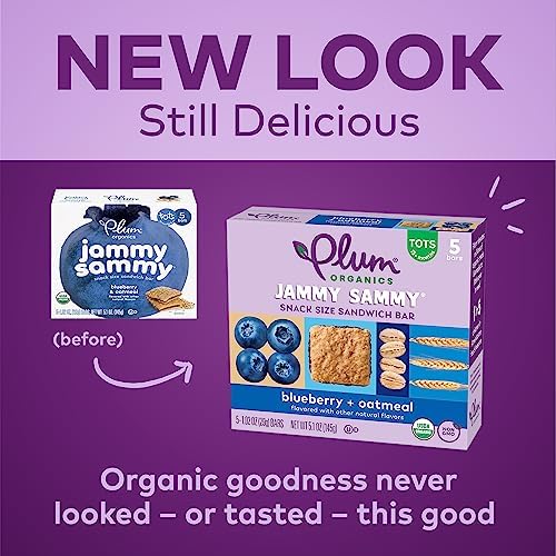 USDA organic non-GMO certified toddler snacks box back panel displaying ingredients list
