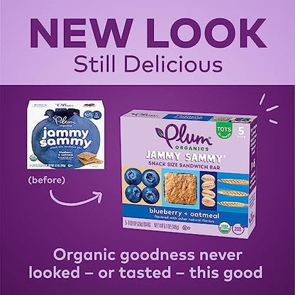 USDA organic non-GMO certified toddler snacks box back panel displaying ingredients list