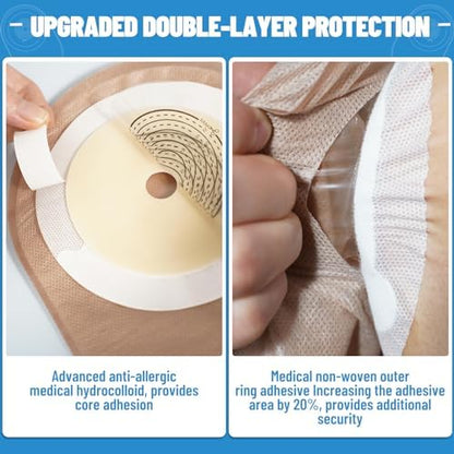 Heagimed Jenshhch medical hydrocolloid barrier chassis with protective backing and tape border