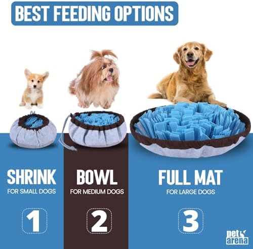Pet Arena Snuffle Mat Showing Fabric Folds For Treats