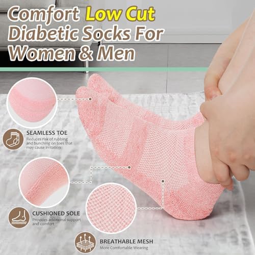 Close up of Bulinlulu hand linked seamless toe for blister prevention