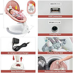 Kidsview portable baby swing folded down compactly for travel