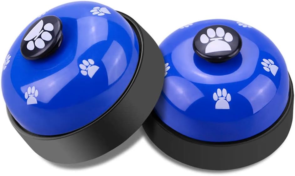 Comsmart Dog Training Bell, Set of 2 Dog Puppy Pet Potty Training Bells, Dog Cat Door Bell Tell Bell with Non-Skid Rubber Base 2 Pack White - Image 11