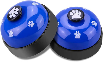 Comsmart Dog Training Bell, Set of 2 Dog Puppy Pet Potty Training Bells, Dog Cat Door Bell Tell Bell with Non-Skid Rubber Base 2 Pack White - Image 11