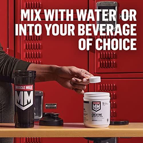 Muscle Milk Pro Series Creatine container back panel information