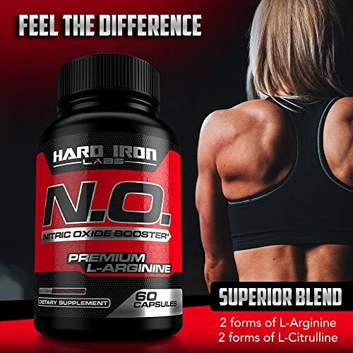 Hard Iron Labs amino acid blend pre workout supplement bottle