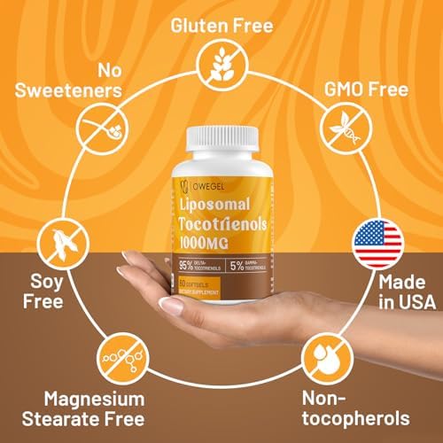 Lifestyle arrangement of Owegel high potency antioxidant supplement bottle