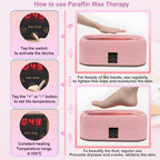 Jojocosmo hand and foot wax warmer side angle