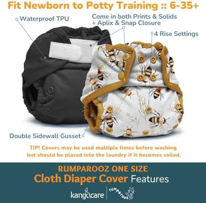 Side view of Kanga Care adjustable one size diaper cover