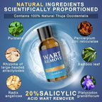 Maximum strength wart remover packaging showing 7 percent salicylic acid.