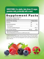 Mixed berry flavored vegan zinc gummies by Nature's Truth for adults