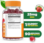 Lifeable vegetarian zinc supplements berry flavor dietary facts label