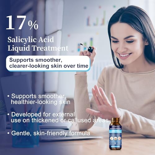 Topical liquid solution for common and flat warts removal for men and women
