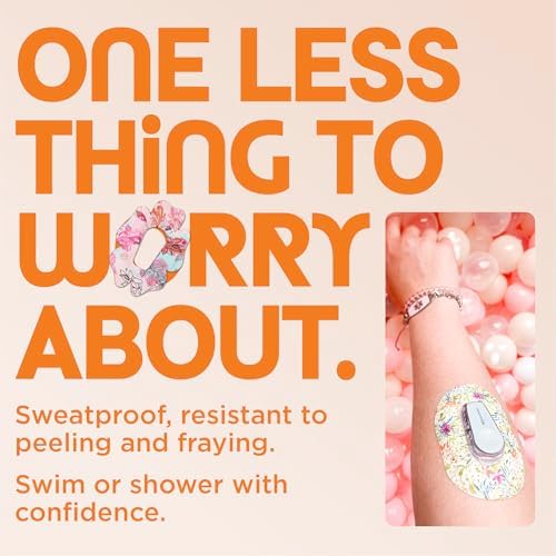 ExpressionMed waterproof CGM sensor tape 5 pack package assortment