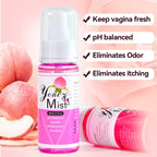 Probiotic vaginal odor eliminator spray 60ml bottle for women.