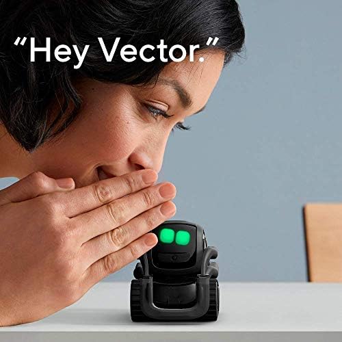 Vector 2.0 autonomous robot showing green eye display