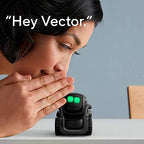 Vector 2.0 autonomous robot showing green eye display