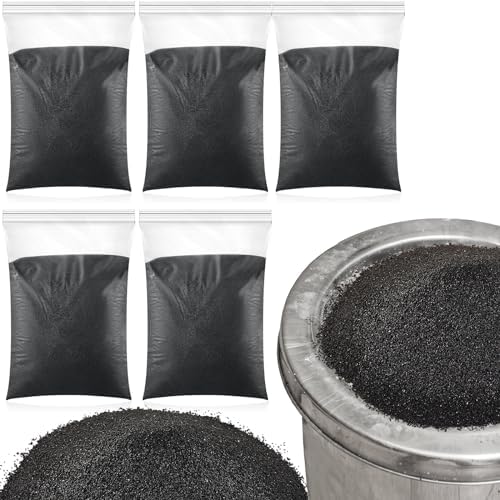 Sasylvia black silica sand texture close up
