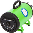 Flying Pig Grooming Dryer showing top mounted carrying handle and metal casing