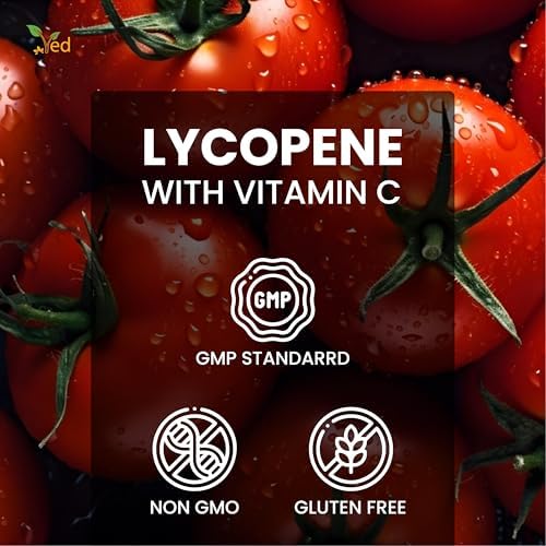 Complete 3-month supply Ved Lycopene bottle displayed for daily health support