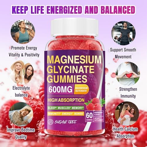 Aeqnjv Magnesium Glycinate high absorption supplement label details
