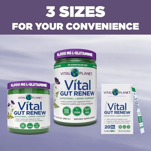 Vital Planet Vital Gut Renew powder lifestyle packaging display