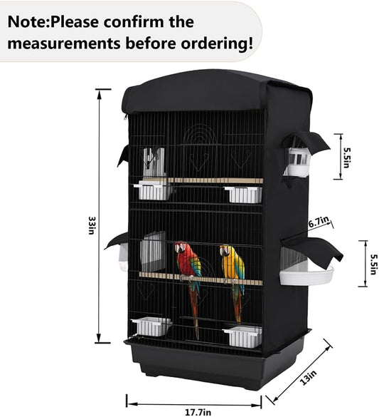 Harazame night birdcage accessory showing open access windows for feeders