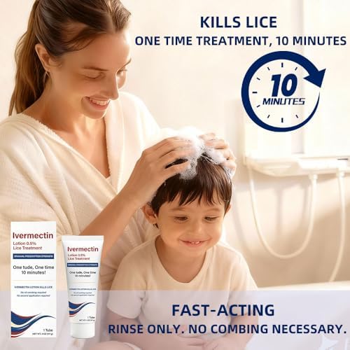 Back view of Taro Ivermectin lice treatment showing instructions