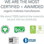 Naturepedic organic cotton changing pad packaged and ready for use