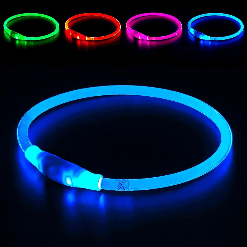 Led Dog Collar, BSEEN USB Rechargeable Flash Dog Necklace Light, Pet Safety Collar Makes Your Beloved Dogs Be Seen at Night for Small Medium Large Dogs(Green) - Image 10