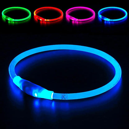 Led Dog Collar, BSEEN USB Rechargeable Flash Dog Necklace Light, Pet Safety Collar Makes Your Beloved Dogs Be Seen at Night for Small Medium Large Dogs(Green) - Image 10