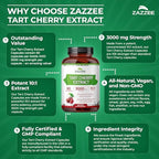 Side profile of Zazzee 60 vegan capsules bottle packaging