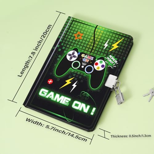 A5 sized Wernnsai journal open to show writing space