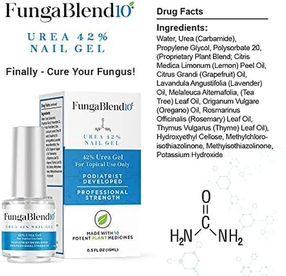 Authentic FungaBlend 10 imported bottle for Indian skincare and podiatry needs.
