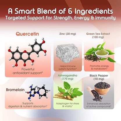 Vital Herbal Quercetin 90 capsules dietary supplement packaging