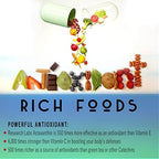 Research Labs Astaxanthin supplement facts label and ingredient panel
