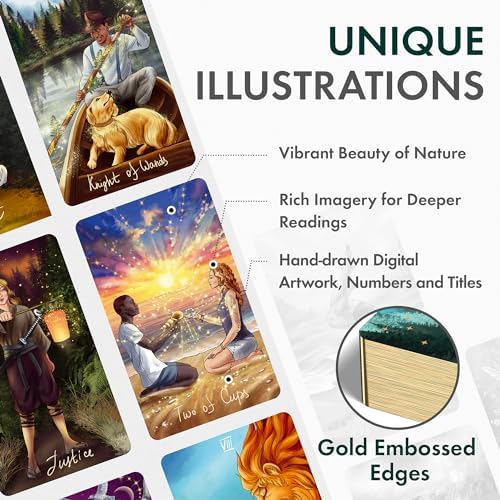 Wyspell 200-page tarot guidebook and deck