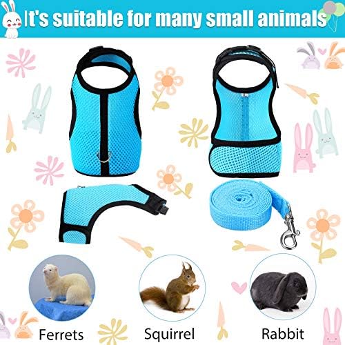 Satinior small pet harness displaying adjustable buckle and snap design