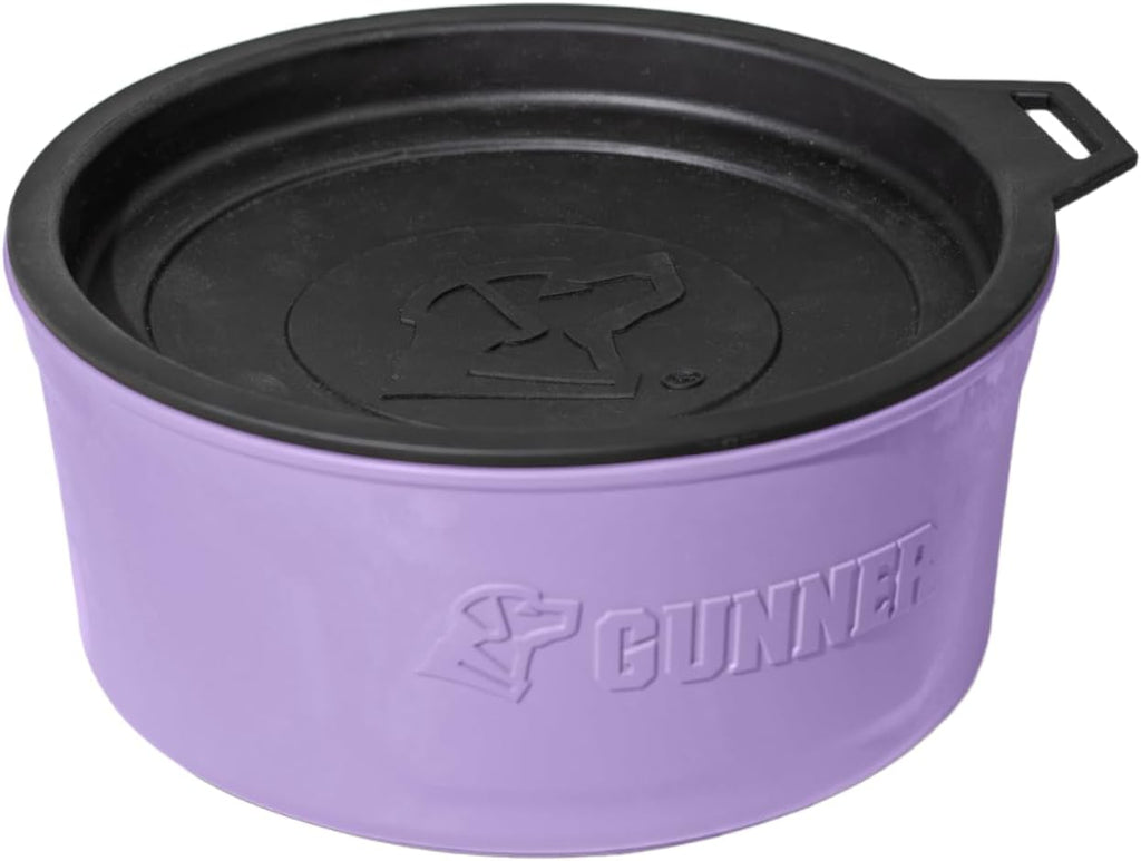 GUNNER Dog Bowl with Spill-Proof Travel Lid- K9 Companion Food & Water Bowl, Lightweight Rust-Proof & Shock Resistant Stackable, Leak Resistant Nesting Lid, (Tan) - Image 10