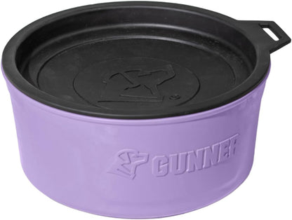 GUNNER Dog Bowl with Spill-Proof Travel Lid- K9 Companion Food & Water Bowl, Lightweight Rust-Proof & Shock Resistant Stackable, Leak Resistant Nesting Lid, (Tan) - Image 10