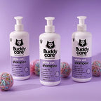 Aloe Vera and Pro-Vitamin B5 cat grooming shampoo bottle