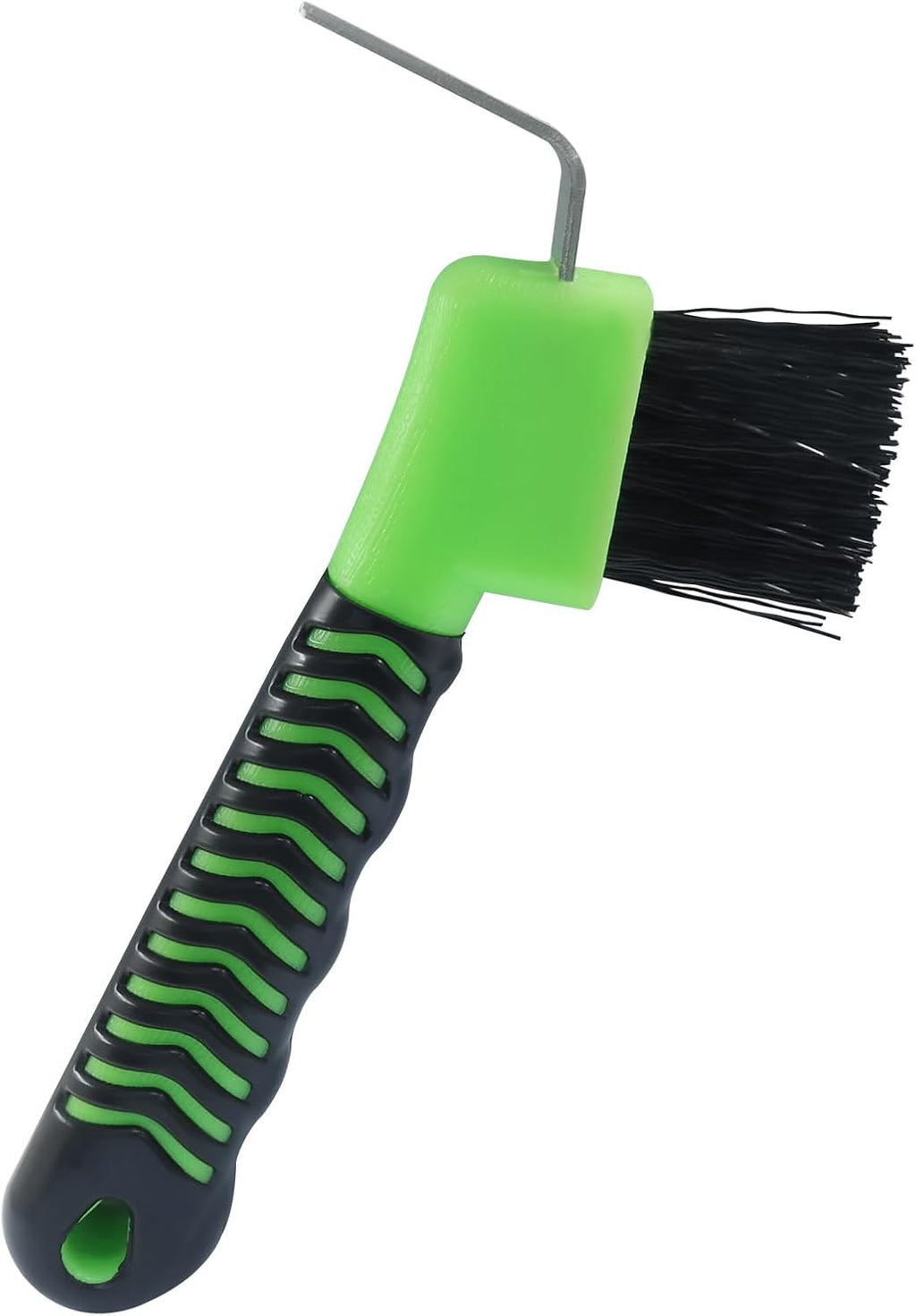 Full product view of the Litoexpe purple and black goat and donkey hoof pick tool